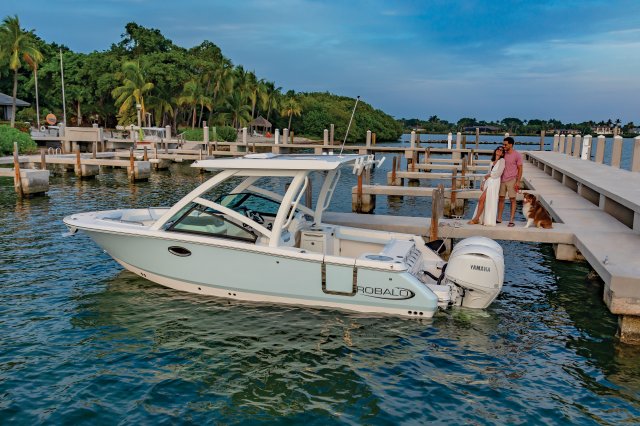 2026 R257 Docked at Sunset Port View