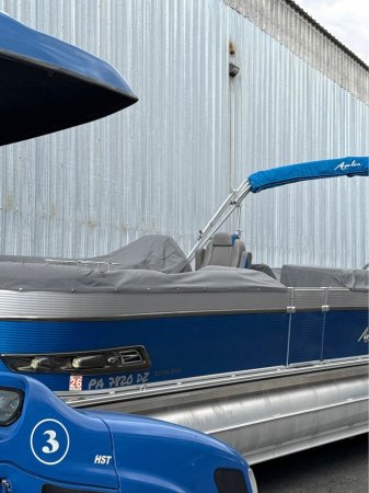 Pre-Owned 2021 Avalon Pontoon 2785 Catalina Platinum Entertainer Power Boat for sale