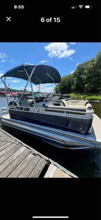 Used 2024  powered Avalon Pontoon Boat for sale