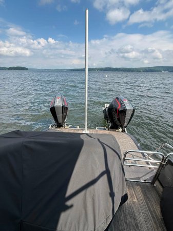 Pre-Owned 2023 Avalon Pontoon 2785 EXCALIBUR LTD ELITE WINDSHEILD TWIN for sale