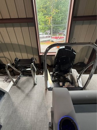 Used 2027 Avalon Pontoon NEW - VENTURE 2385 CRUISE REAR BENCH TRITOON Power Boat for sale