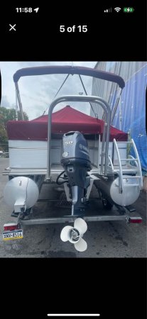 Used 2022 Qwest Pontoons 816 Luxury Series Power Boat for sale